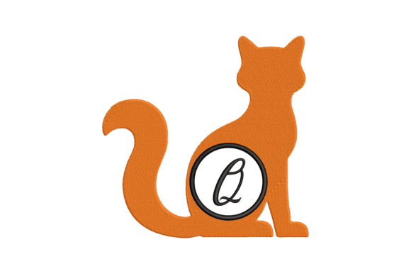 Cat Letter Q Embroidery Design Review