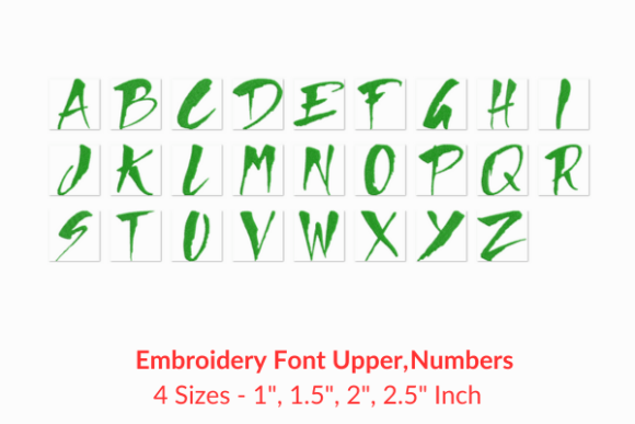 Flare Font: A Bold Choice for Embroidery Projects