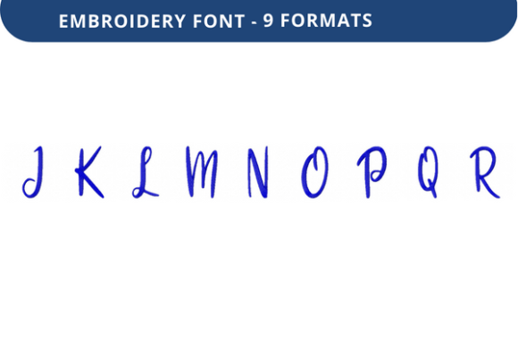 Smooth Slushie Font J to R